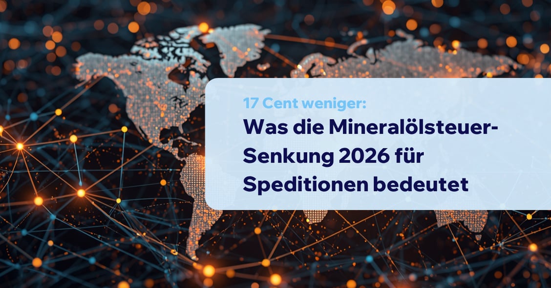 17 Cent weniger: Was die Mineralölsteuer-Senkung 2026 für Speditionen bedeutet